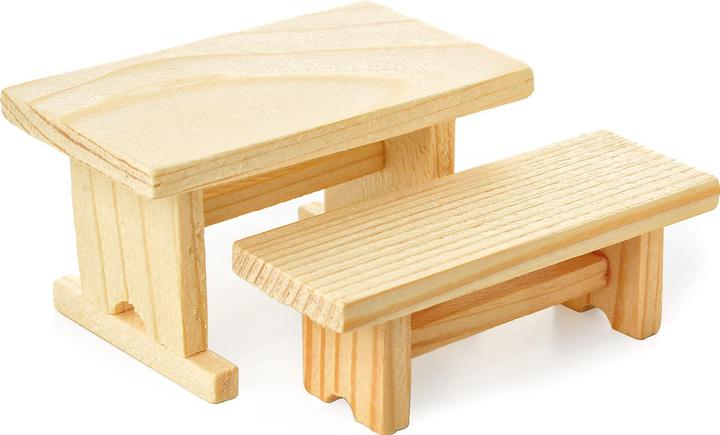 Produktbild VBS Holzbank und -tisch, 2er-Set