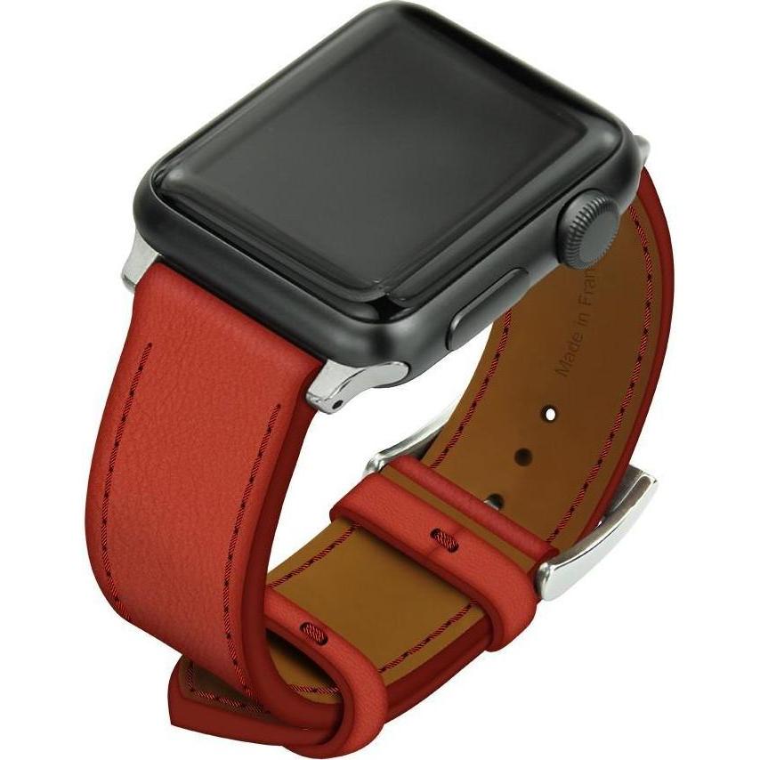 Thumbnail - Noreve Lederarmband (42 mm, Leder, Apple Watch Series 1, Apple Watch Series 2, Apple Watch Series 3), Uhrenarmband, Rot