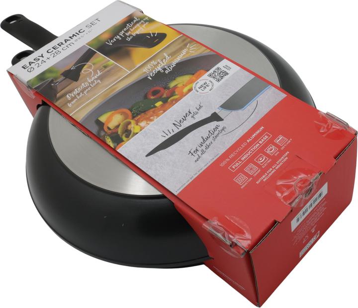 Actual product image Kuhn Rikon Easy Ceramic (28 cm, Pan set + pot set, Aluminium)