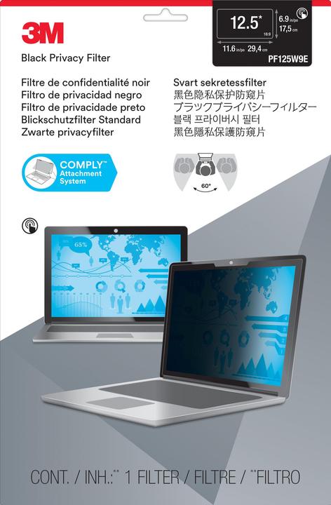 Produktbild 3M Blickschutzfilter für 11.6" Breitbild-Laptop mit randlosem Display (11.57", 16 : 9)