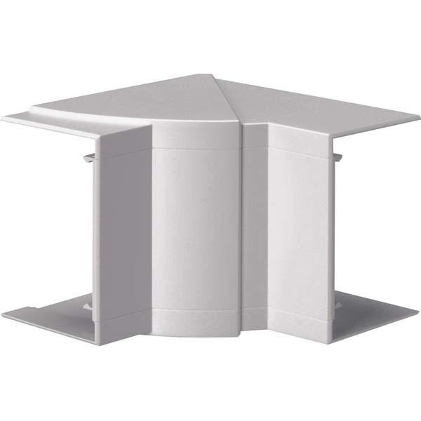 Hager, Leitungsführung, TEH BR651004H7035 Inneneck einstellbar halogenfrei zu BR 65x100mm Oberteil 80mm