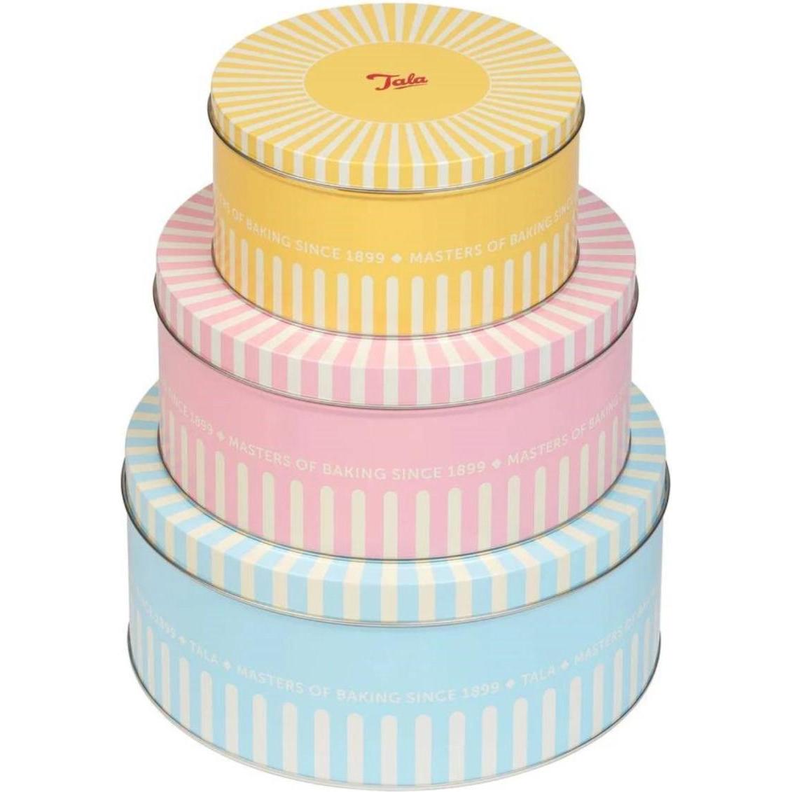 Tala 3tlg. Kuchendosenset, Contenitori per alimenti, Multicolore