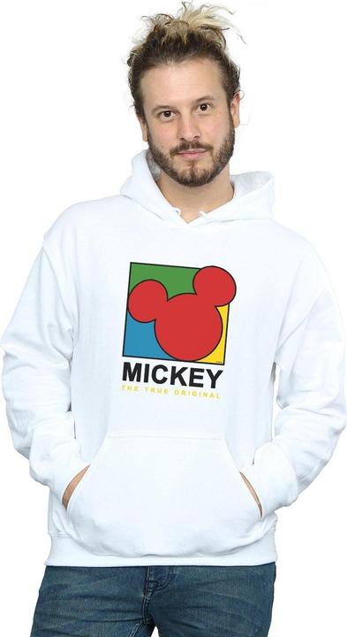 Actual product image Disney Mens Mickey Mouse True 90s Hoodie (5XL)