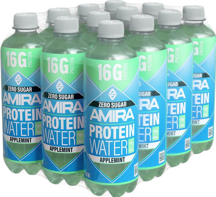 Image du produit Amira Eau protéinée (Menthe, Pomme, 12 x)