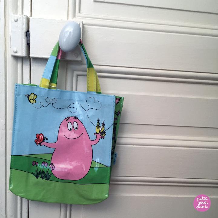 Immagine prodotto Petit Jour Paris tote bag bambino barbapapa (3.60 l, Bagaglio a mano (fino a 50 litri))