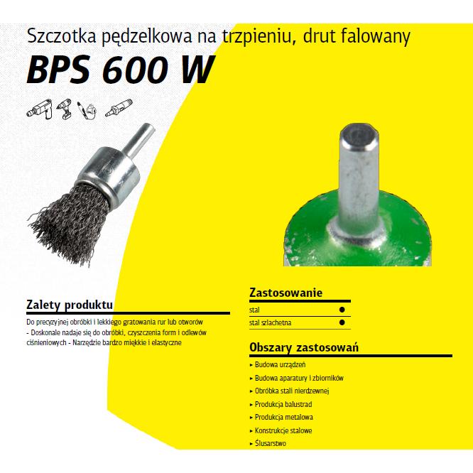 Thumbnail - Klingspor, Schleifmittel, K.SZCZOTKA PĘDZELKOWA 30mm BPS600W DRUT FALISTY