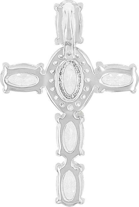 Produktbild Amor Anhänger für Damen, 925 Sterling Silber, Zirkonia synth. | Kreuz (Silber 925)