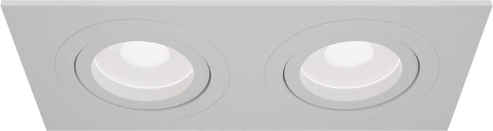 Produktbild Maytoni Atom Downlight, Einbauleuchte 2x GU10 Weiss 2-fach (GU10)