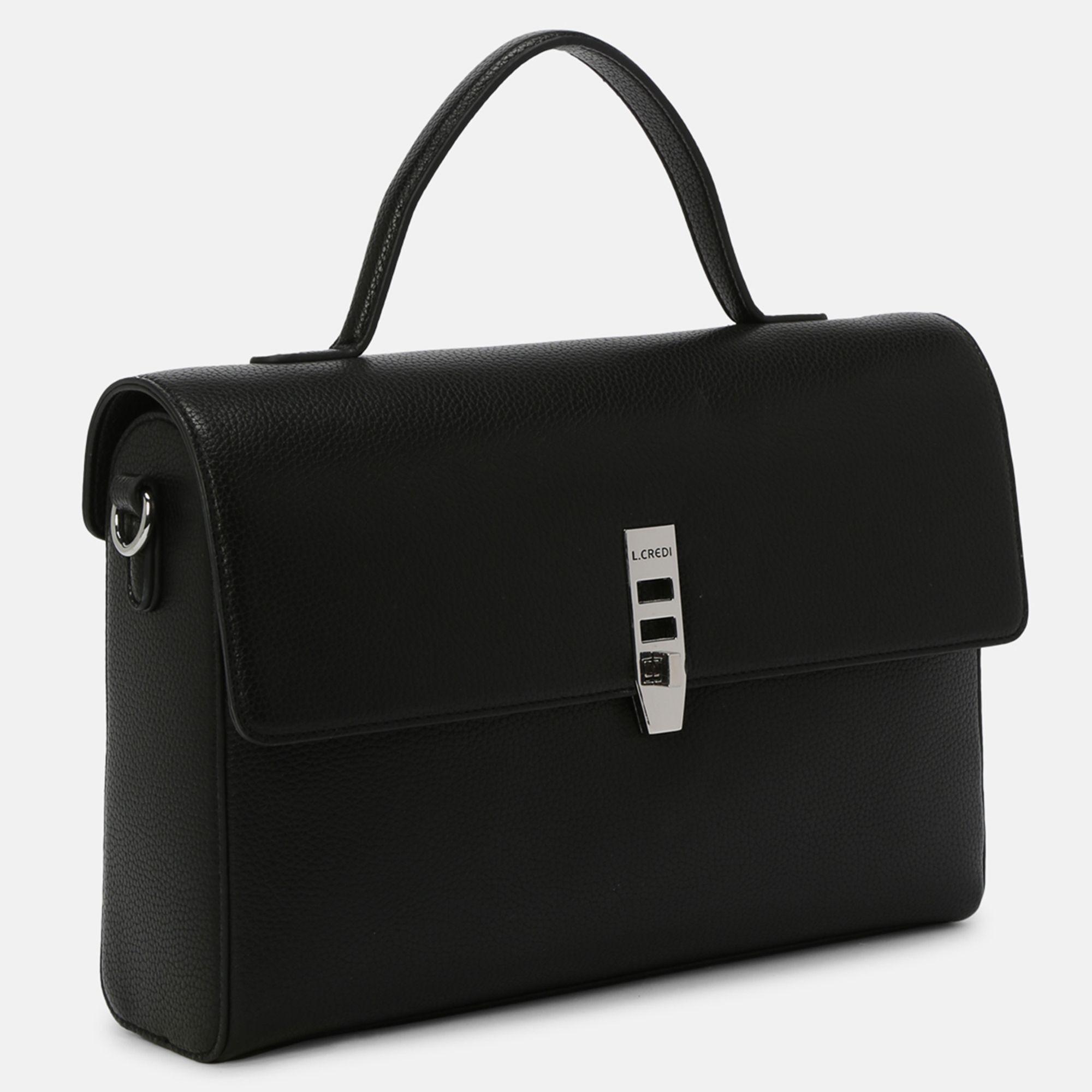 Thumbnail - L.Credi, Handtasche, Laurie Handtasche 31 cm, Schwarz