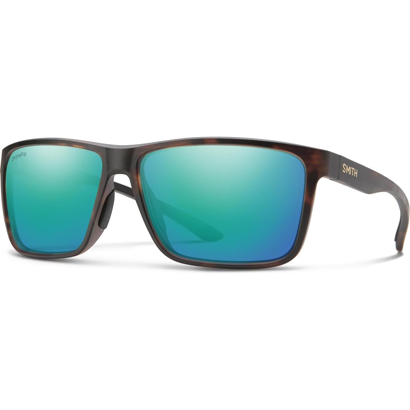 Smith, Unisex, Sportbrille, Riptide (Matte Tortoise, Polarized Opal Mirror), Braun