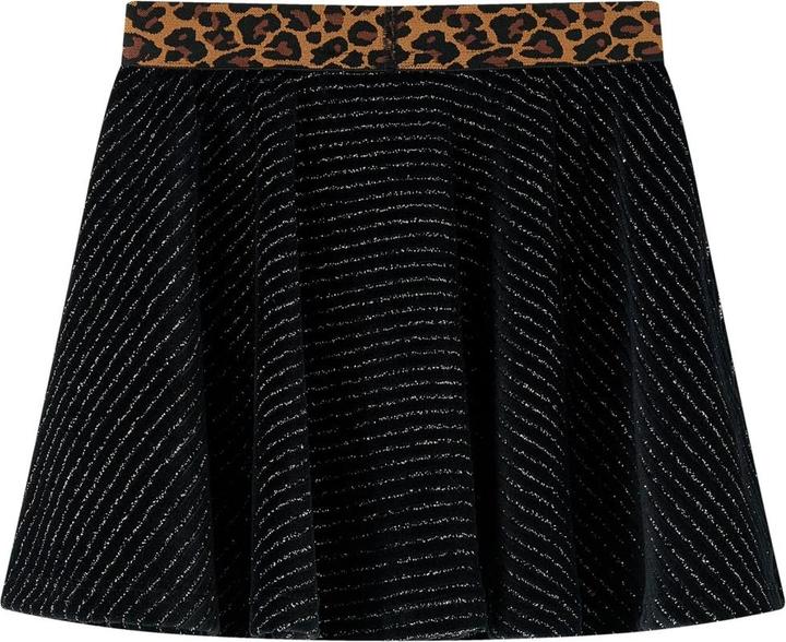 Image du produit vidaXL Jupe pour enfant avec taille en imprimé léopard Noir (104)