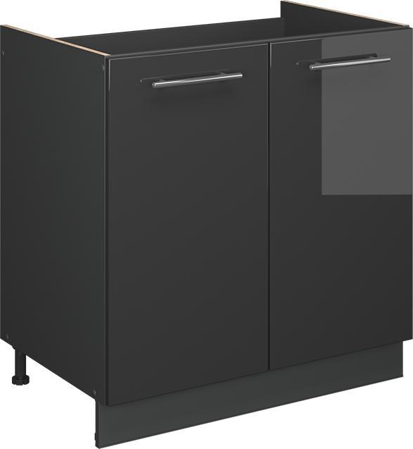 Anthrazit, Anthrazit hochglanz, Marble-Weiss