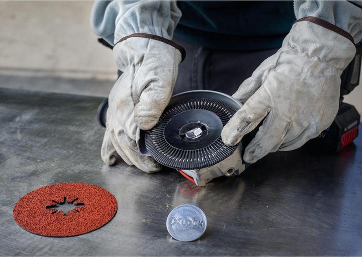 Actual product image Bosch Professional Zubehör Prisma Ceramic Fibre Disc X-LOCK Expert R782, G80, 115 mm (80)