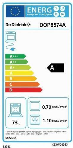 Energie-Label De Dietrich DOP 8574 A
