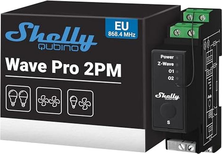 Actual product image Shelly Qubino Wave PRO 2PM