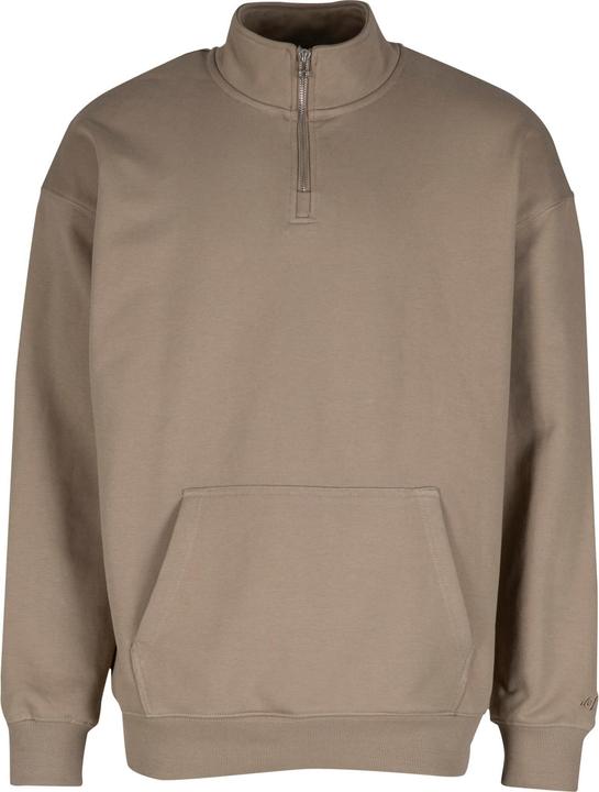 DEF Rundhals-Fleecejacke mit Reissverschluss (XL)