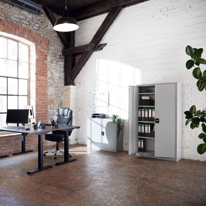 Image du produit tectake Armoire de classement (90 x 40 x 90 cm)
