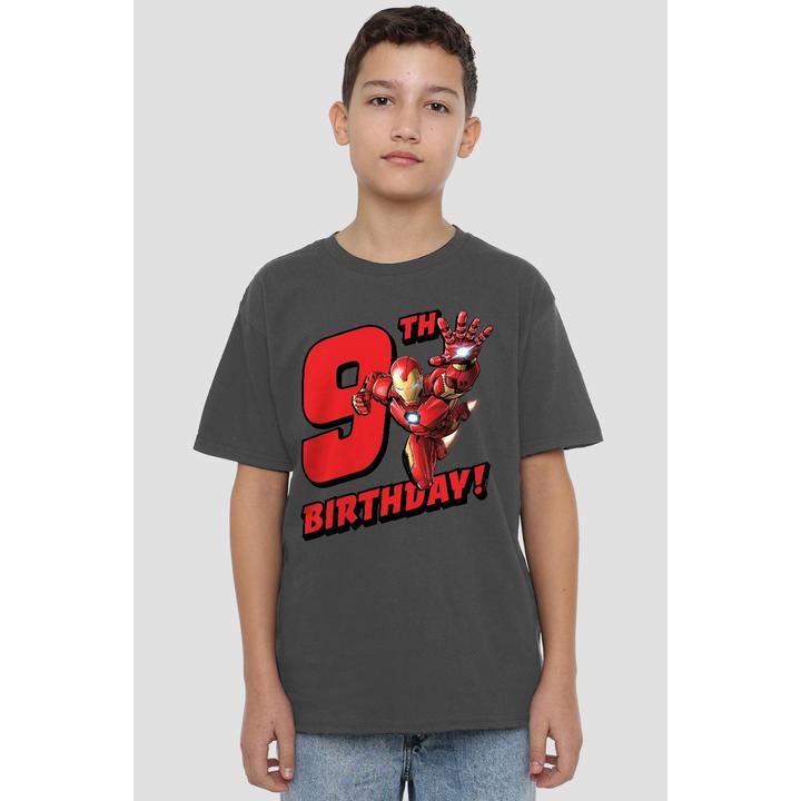 Produktbild Iron Man TShirt 9 Geburtstag (128)