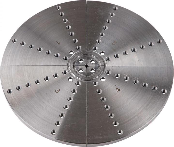 Actual product image Dema Planscheibensegmente Planscheibe Drechselscheibe 250 mm für Backenfutter 3,75