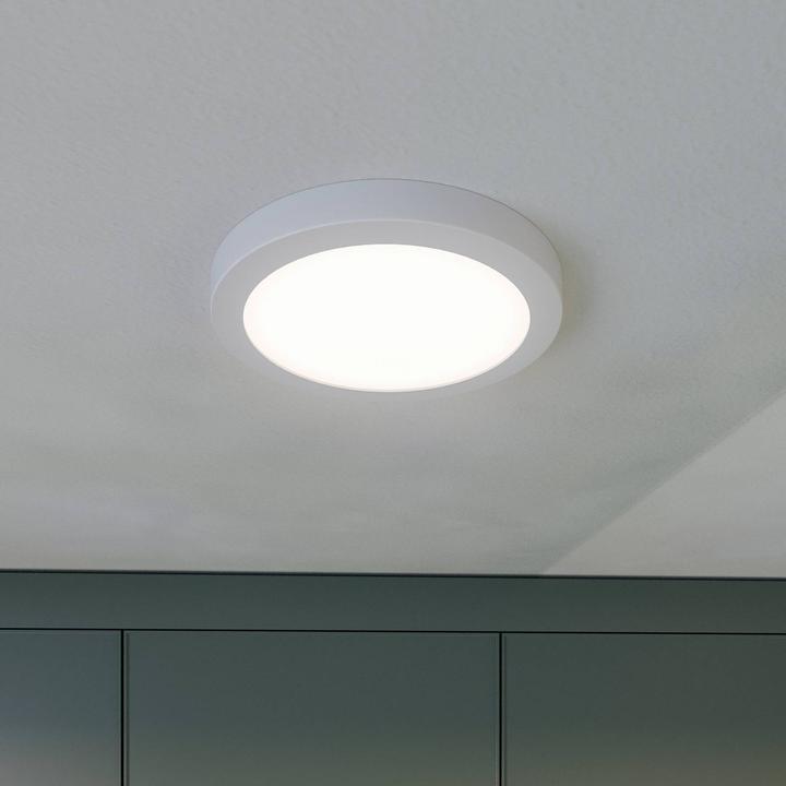 Image du produit Prios Plafonnier LED Aureka, capteur, 22,5 cm (1500 lm)