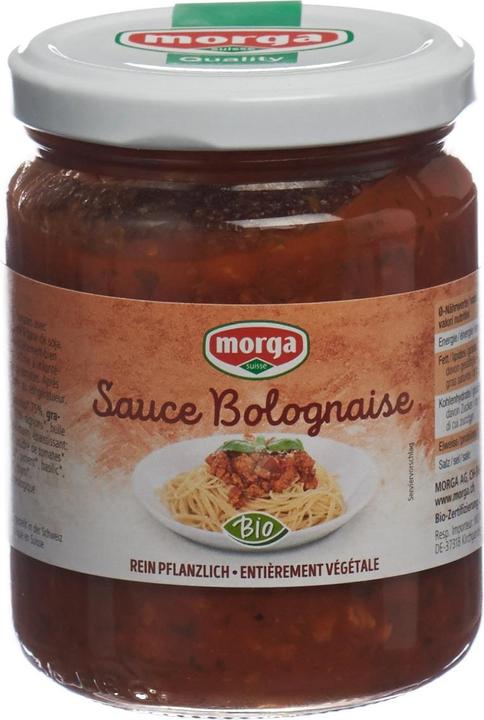 Actual product image Morga Sauce Bolognaise with soy organic (250 g)