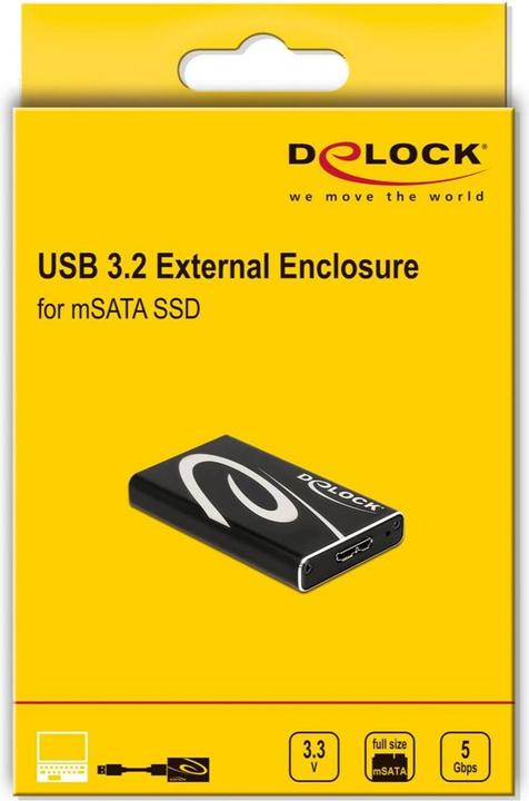 Actual product image Delock 42006 External housing (mSATA)