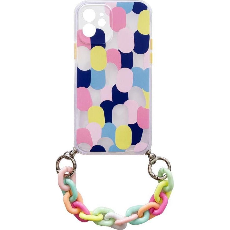 Hurtel Color Chain Case gel flexible elastic case cover with a chain pendant for Samsung Galaxy S20 FE 5G m (Samsung Gal...