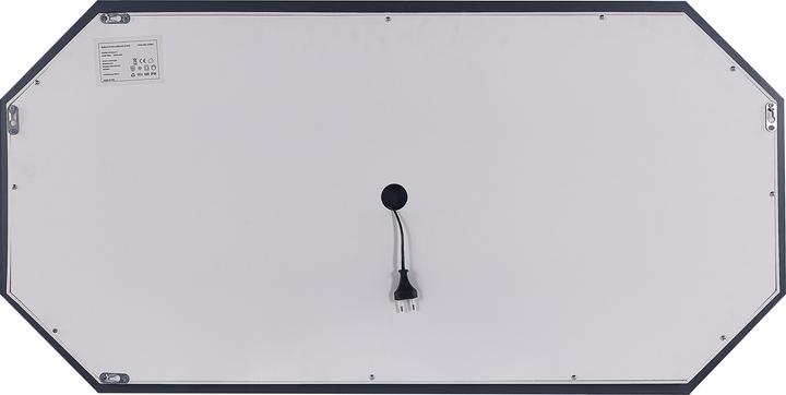 Produktbild Beliani Badspiegel mit LED-Beleuchtung achteckig 120 x 60 cm LOCMARIAQUER (120 x 60 cm)