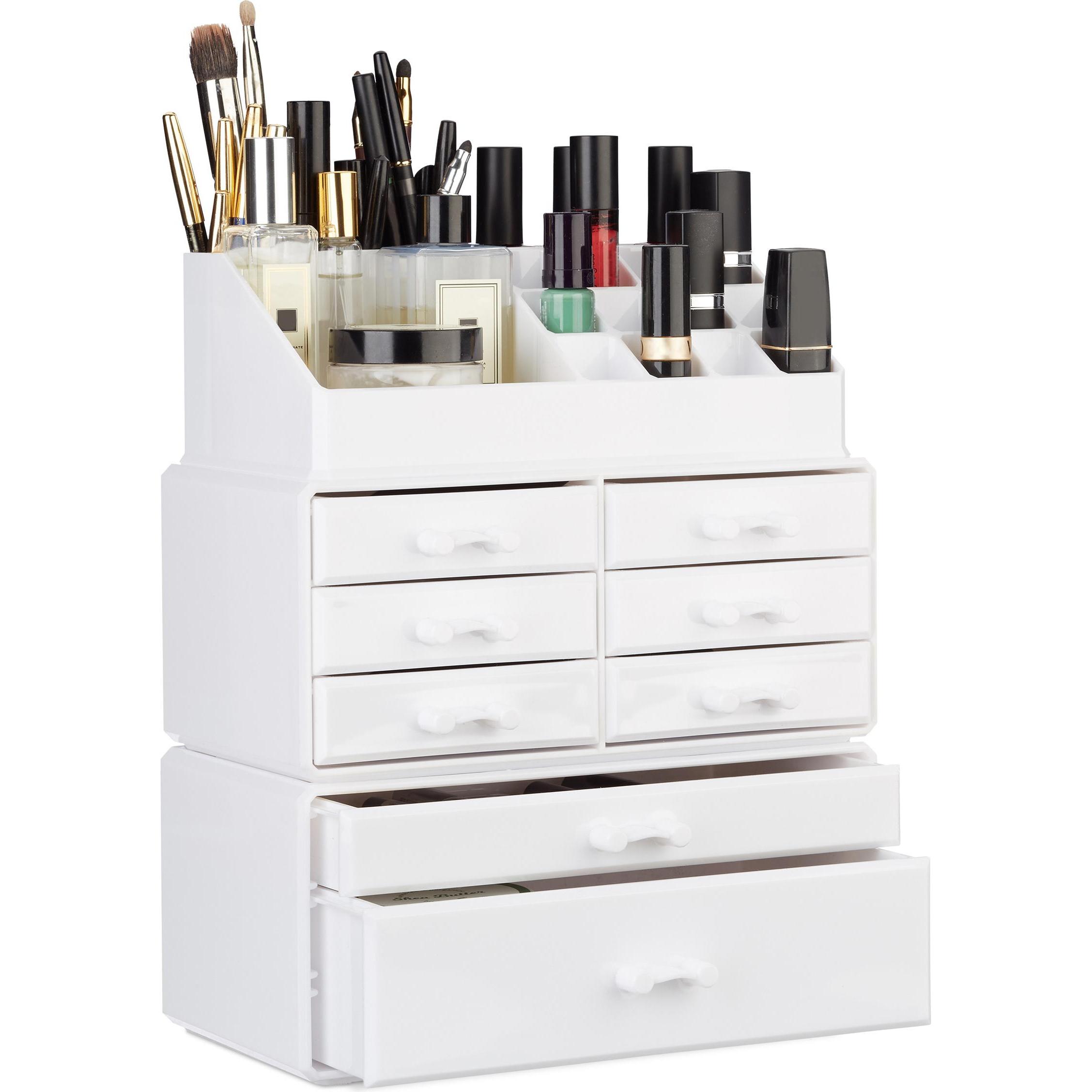 Relaxdays, Badaufbewahrung, Makeup Organizer