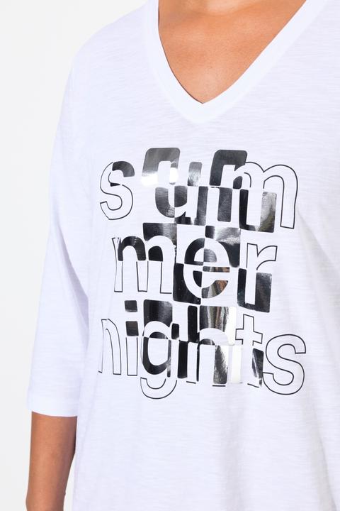 Produktbild Miamoda T-Shirt, A-Linie, Statement, 3/4-Ärmel (44)