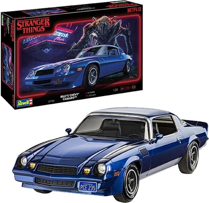 Actual product image Revell Stranger Things Chevy Camaro Z/28