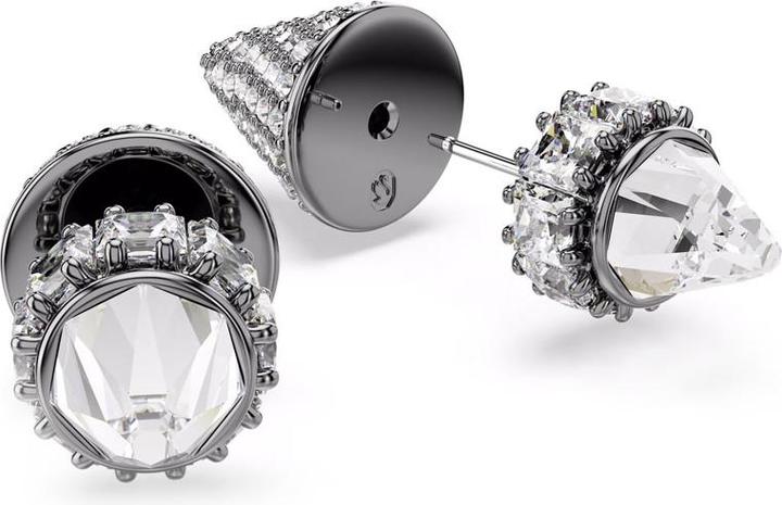 Produktbild Swarovski Sublima Ohrstecker Spike Weiss Rutheniert (Swarovski Metall)