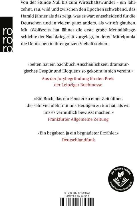 Immagine prodotto Wolfszeit (Tedesco, Harald Jähner, 2020)