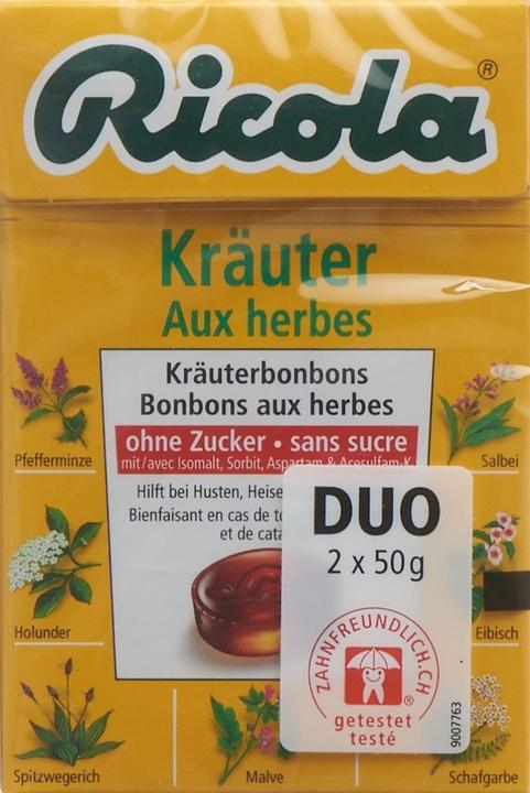 Image du produit Ricola aux herbes bonbons aux herbes sans sucre box pastilles