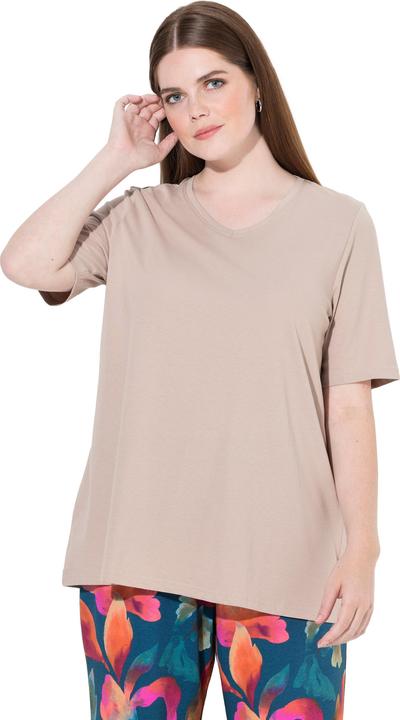 Actual product image Ulla Popken 2 Pack of Eco Cotton Basic Tees (60)