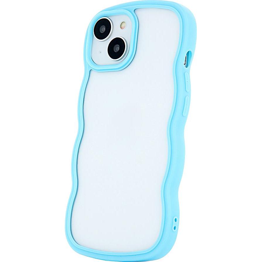 OEM Wave Tasche für Samsung Galaxy S23 blau (Samsung Galaxy S23), Smartphone Hülle, Blau