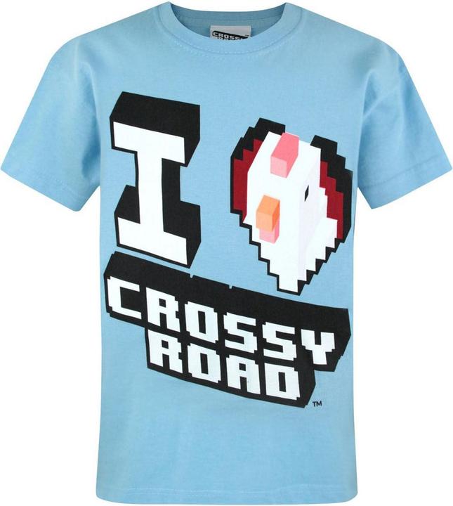Produktbild Crossy Road Jungen Official I Love Kurzarm TShirt (140)