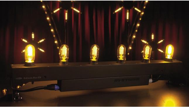 Image du produit Showtec Edison Bar E6 DMX LED dimmer with 6 x E27 Socket (variateur LED E6 DMX avec 6 prises E27)