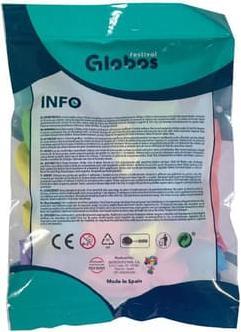 Produktbild Globos Europe 30 Luftballons - pastell (30 x)