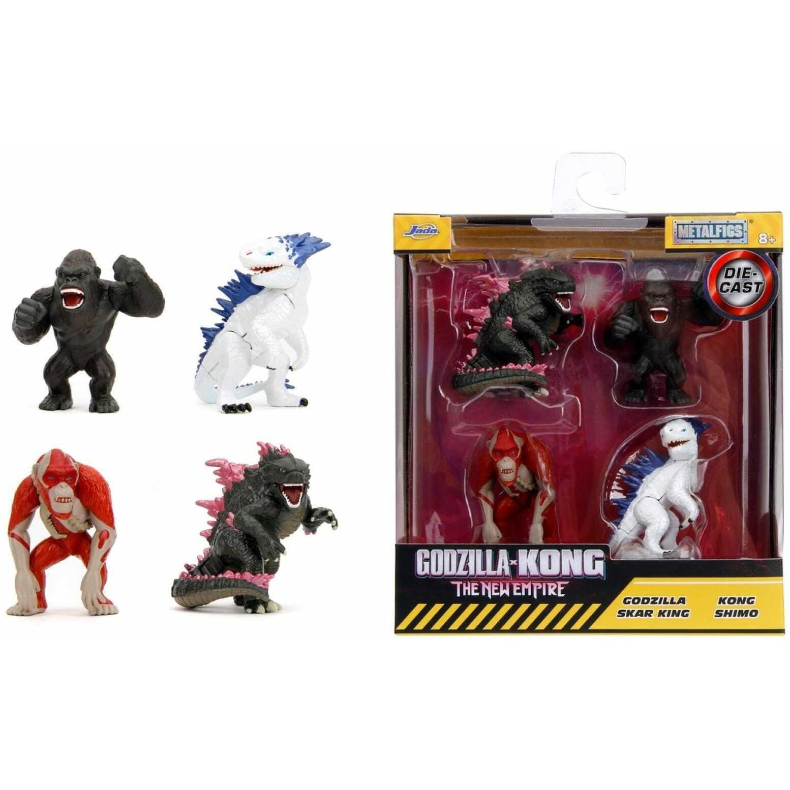 Jada Multicolore Godzilla 4-Pack Figure 2,5", Onda 1