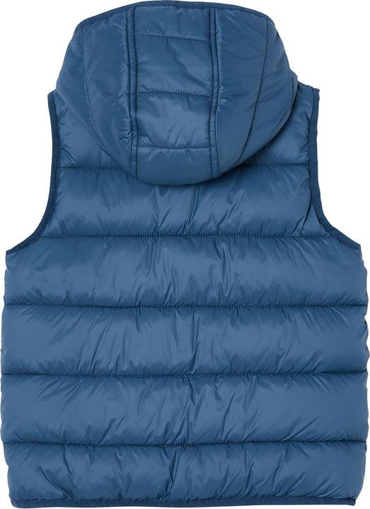 Actual product image Vertbaudet Jungen Steppweste mit Kapuze & Recyclingmaterial (98)