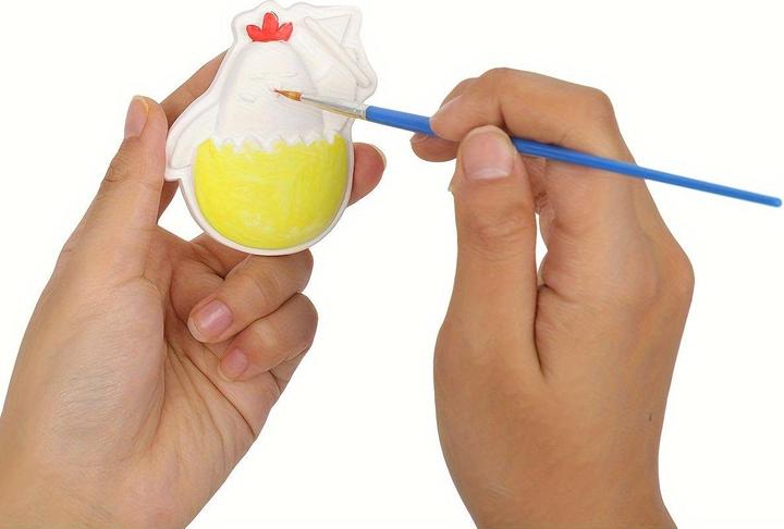 Actual product image Activity Board 10 pieces/set, Easter Mini Plasters Kit, unpainted plaster figures decorations, inspire