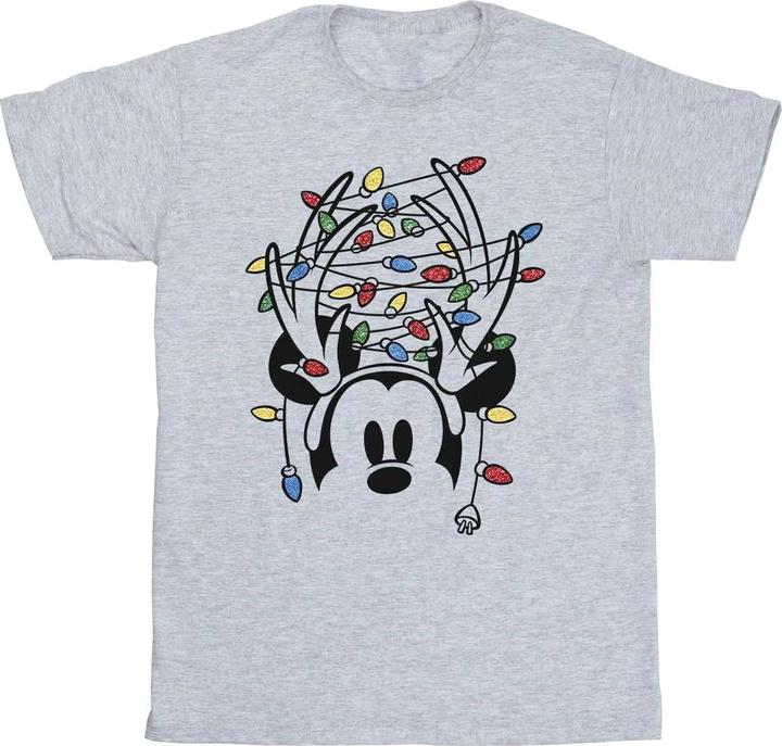 Produktbild Disney Mickey Mouse Christmas Head Lights TShirt Jungen (152, 158)