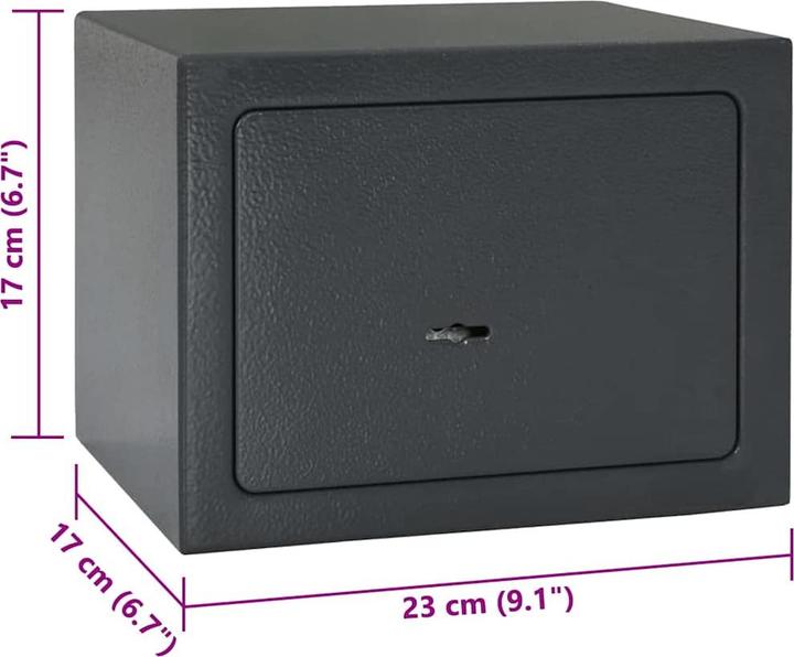 Produktbild vidaXL Metall Safe Box (3.95 l)