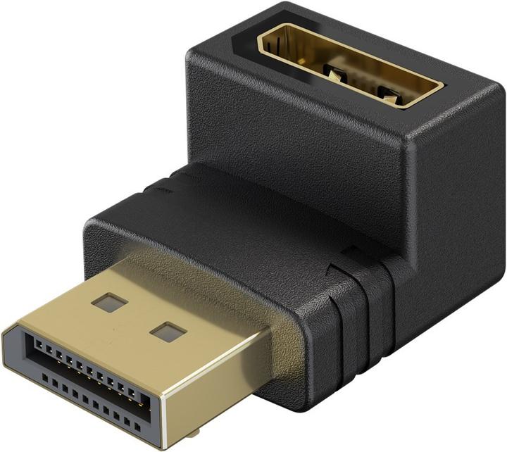 Produktbild Goobay DisplayPort-Winkeladapter 90° nach unten Schwarz
