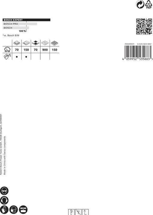 Produktbild Bosch Professional Zubehör EXPERT Tough Material Lochsäge, 114 x 60 mm (114 mm)