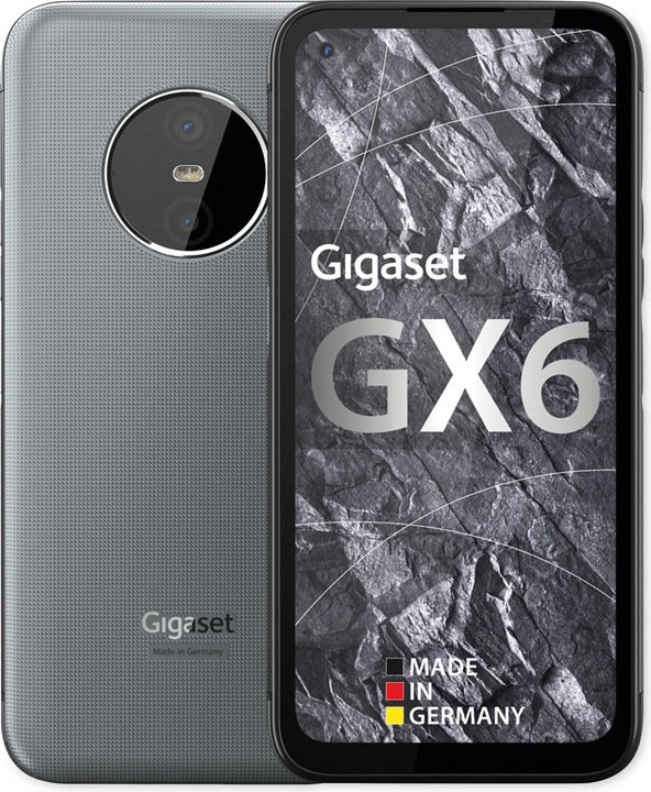 Gigaset GX6 Outdoor (128 GB, Titanium Grey, 6.60", Dual SIM, 50 Mpx, 5G)