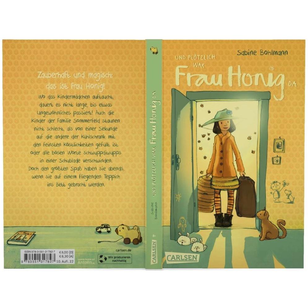 Thumbnail - Und plötzlich war Frau Honig da, Kinderbücher von Sabine Bohlmann, Joëlle Tourlonias