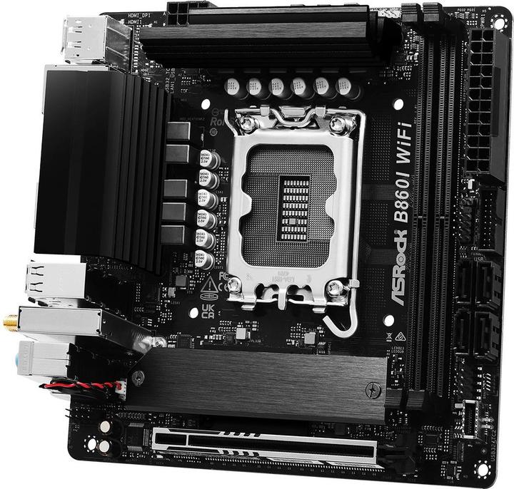 Productafbeelding AsRock B860I WiFi (LGA 1851, Intel B860, Mini-ITX)