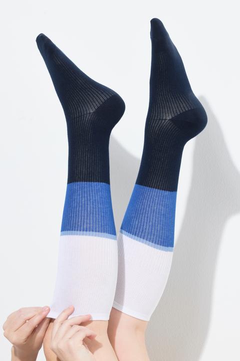 Produktbild Ulla Popken Kompressions-Kniestrümpfe, Farbverlauf (One Size)